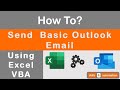 How to Send Basic Outlook Emails Using Excel VBA