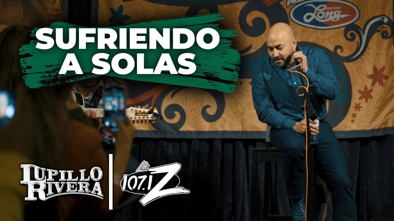 Sufriendo A Solas (En Vivo) - Lupillo Rivera - YouTube