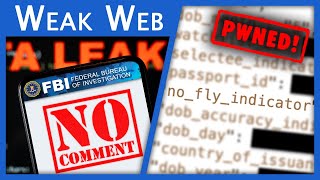 FBI 'No-Fly List' Database Leaked Online…