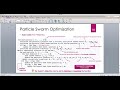 Java for Scientific Computing: Particle Swarm Optimization -- Part 2