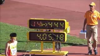 男子1500m_決勝_第34回北海道高校新人陸上20180919