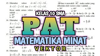 [Full] PAT MATEMATIKA MINAT KELAS 10 SMA