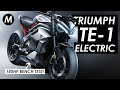 Triumph TE-1 Electric Motorcycle Design Sketches & Power Figures Announced!