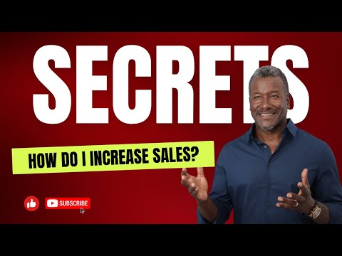 Sales Training Video How Do I Increase Sales 4 Things You Need To