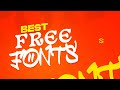 Best 100% FREE Fonts For Designers 2024 - February