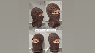 TUTORIAL: Balaclava o Passamontagna all'uncinetto