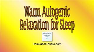 Warm Autogenic Relaxation for Sleep