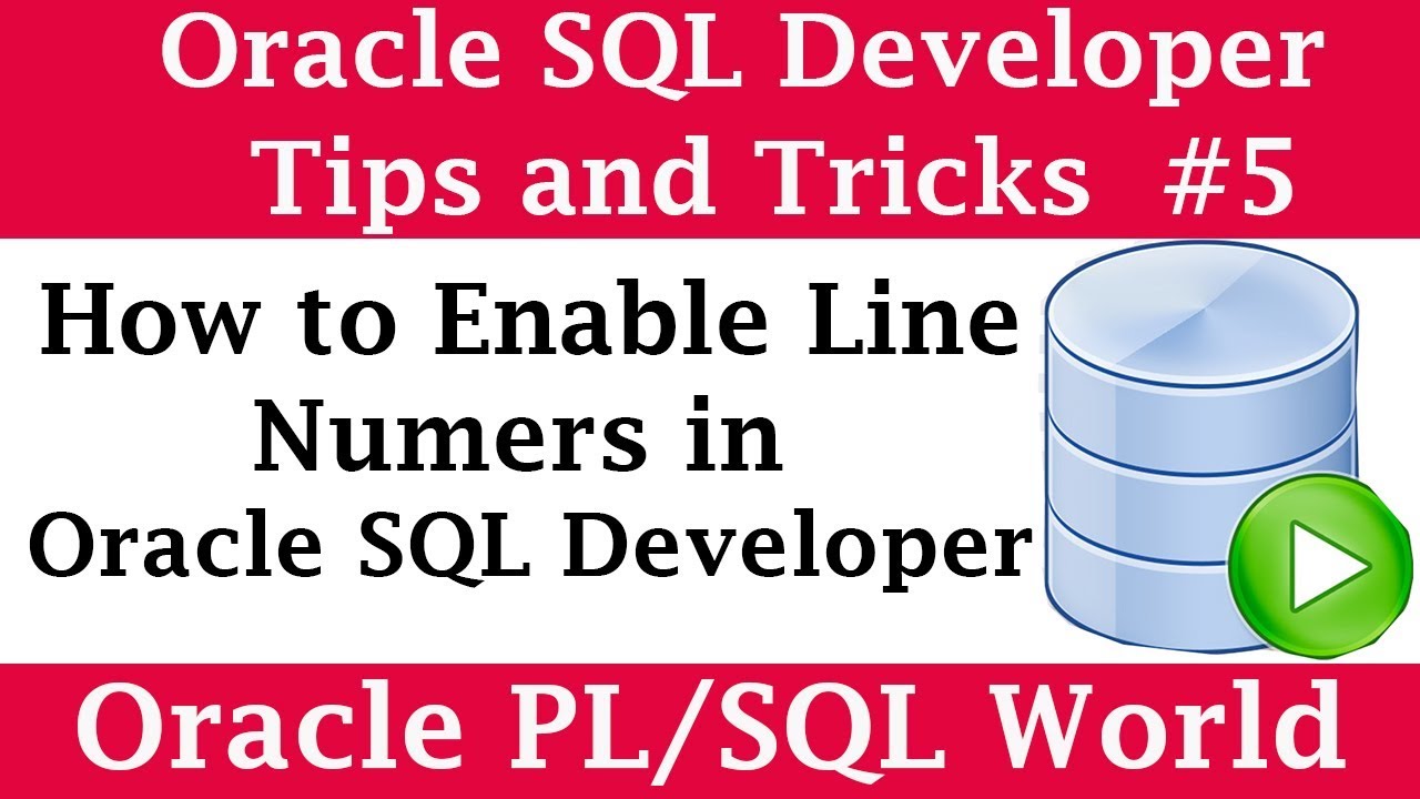 How To Add Line Numbers In Oracle Sql Free Word Template