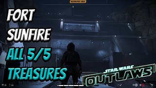 Fort Sunfire Treasure Locations - All 5/5 Treasures | Star Wars Outlaws