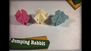 How to make an Origami Jumping Rabbit / Zıplayan Tavşan nasıl yapılır.