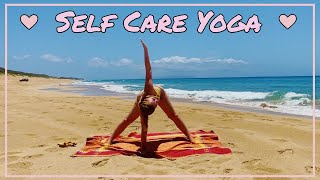 Yoga For Self Care ♡  Beach Yoga Class