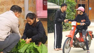 17-year-old single mother harvests vegetables to sell. CEO has returned