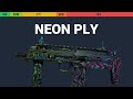 MP7 Neon Ply - Skin Float And Wear Preview