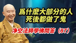 爲什麽大部分的人死後都做了鬼？净空法師學佛問答（86）