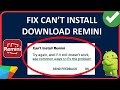 How To Fix Can't Install Remini App On Android | Fix Can't Download Remini App From Play Store