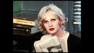 WOMEN IN REVOLT (1971) Clip - CANDY DARLING impersonating Joan Bennett & Kim Novak [CC]
