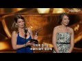 Tina Fey & Tracey Wigfield win Emmy (Korean sub)