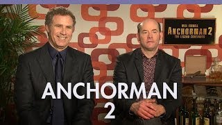 Will Ferrell and the stars of 'Anchorman 2: The Legend Continues'