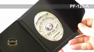 Perfect Fit USA Badge with Double larger ID and Credit Card Wallet (125-A)