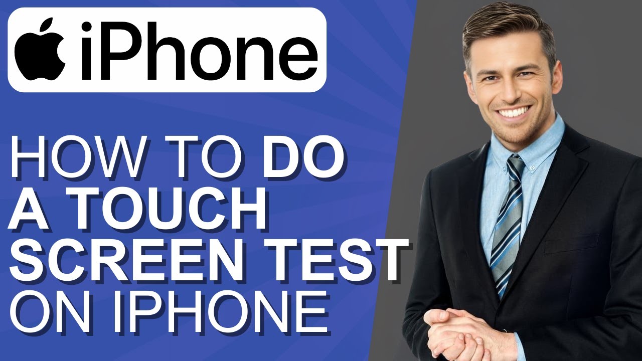 How To Do A Touch Screen Test On Iphone Youtube