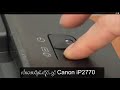 reset error canon ip2770