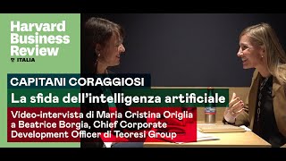 La sfida dell'intelligenza artificiale Intervista di M. Cristina Origlia a B. Borgia di TeoresiGroup