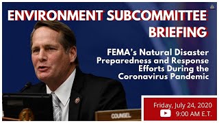 FEMA’s Natural Disaster Preparedness and Response Efforts During the Coronavirus Pandemic