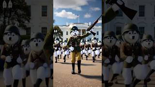 Husky Soldiers Dance to Mark Donald Trump's 47th U.S. Presidential Inauguration川普就職第47任總統，二哈為其獻上舞蹈祝賀