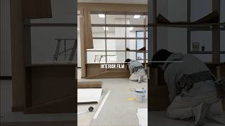 (LG BW002) 사무실 서랍장 우드 인테리어 필름으로 시공!! #interior #interiorfilm #diy #인테리어필름 #인테리어필름시공 #필름시공