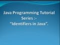 5. Identifiers in Java