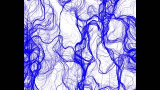 Perlin Noise Flow Field: Python Processing Creative Coding