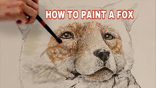 Painting a Realistic Fox!