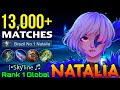 13,000+ Matches! Supreme No.1 Natalia! - Top 1 Global Natalia by |•Sƙƴline ♬ - Mobile Legends