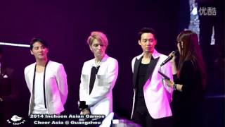 131121 JYJ in Quangzhou IAG2014 (JYJ talk + teach Dance) (Cheryl) p1