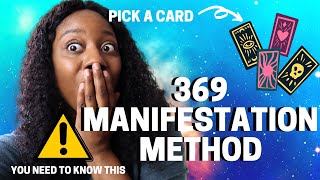 ⚠️ Pick a Card ⚠️ | How to Use 369 Manifestation Nikola Tesla Method to Manifest Anything You Want 😳