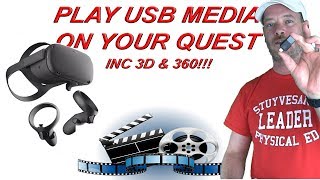 Oculus Quest USB OTG - Play media from a thumb drive!