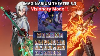 NEW Imaginarium Theater Act 1 - Act 10 Visionary Mode Full Run | Genshin Impact 5.3