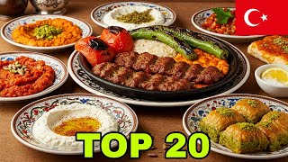 TÜRK MUTFAĞI'NIN EN İYİ 20 YEMEKLERİ🤤 Top 20