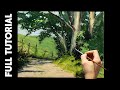 Tutorial: How to paint Loosely | Woods Path | Painting with Samir