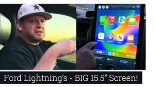 Big 15.5” screen in the Ford Lightning - How to use it