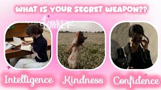 Your Secret Weapon is Your Patience or Influence or Mysterious or...? 🌸💫🎀 | Personality Test Quiz