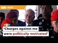 Charges politically motivated, rushed against me, says Najib