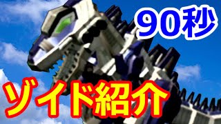 【ゾイド】90秒でわかる！ゴジュラスギガ【ZOIDS】