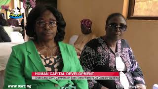 Ondo Local Government Service Commission Boss Tasks workers on Capacity Building