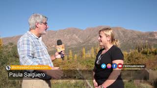 Paula Salguero, Encargada de la finca de nogales orgánicos Maelca, en Alto Carrizal,  La Rioja