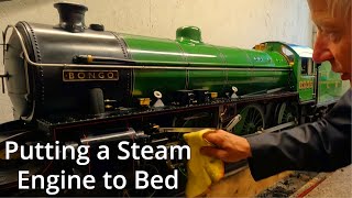 How to put your steam locomotive to bed - at Peter's Railway