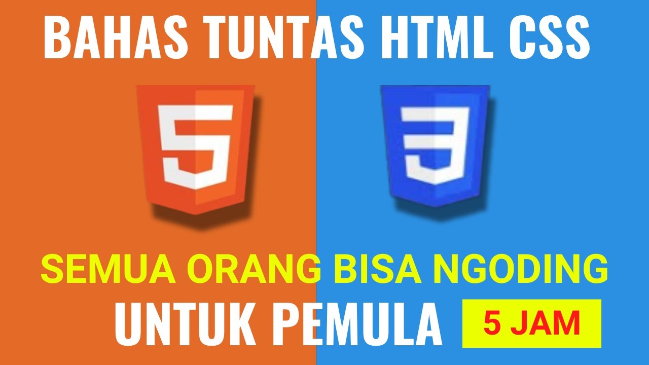Tutorial Html Dan Css Lengkap Dengan Project Youtube