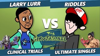 Gimvitational Clinical Trials - Larry Lurr (Wolf) Vs. Riddles (Kazuya) SSBU Ultimate Tournament