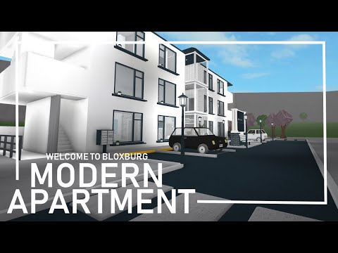 600k Modern Apartment Complex Speedbuild Bloxburg Roblox