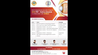 DOS PEP Lecture 25 (Retina 3) Diagnostics in retina - OCT, OCT A- Dr. Chaitra Jayadev